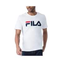 Shop Men's Fila FILA Logo Tee White/Combo 1 - On Sale - Free Shipping