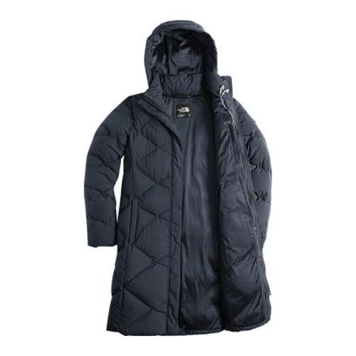 north face miss metro parka navy