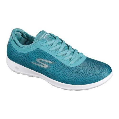 turquoise skechers go walk