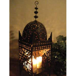Handmade Marrakech Hurricane Lantern (Morocco)