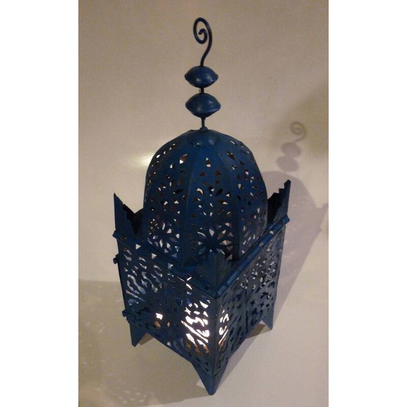 Handmade Marrakech Hurricane Lantern (Morocco)