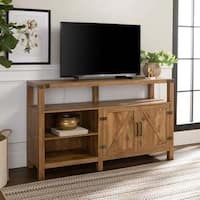 The Gray Barn Kujawa 58" Barndoor TV Stand Console - 58 x 16 x 33h