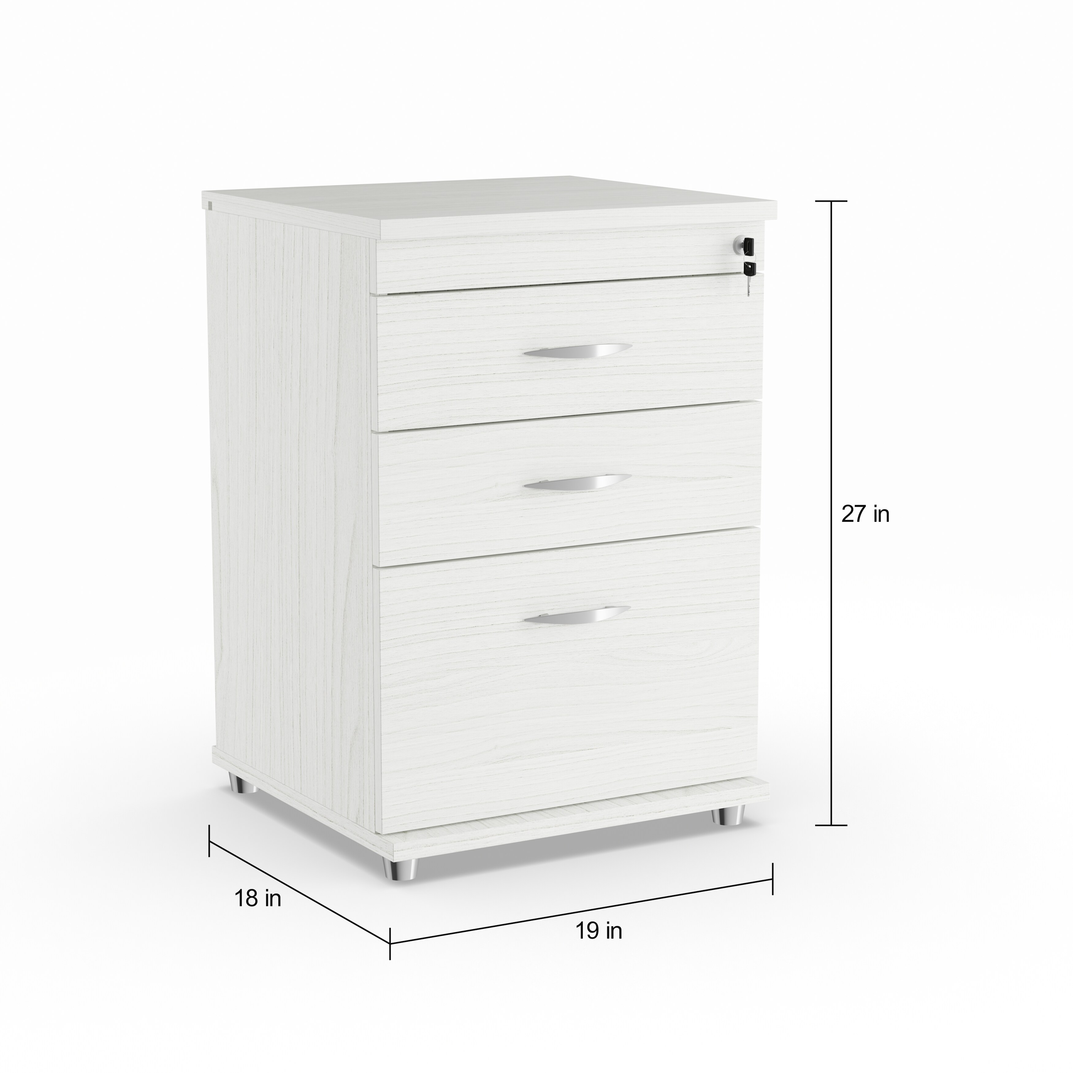 Shop Porch Den Tonti Locking File Cabinet Free Shipping Today