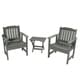 preview thumbnail 8 of 22, HIGHWOOD Garden Chairs and Folding Side Table (3-piece Set) Coastal Teak