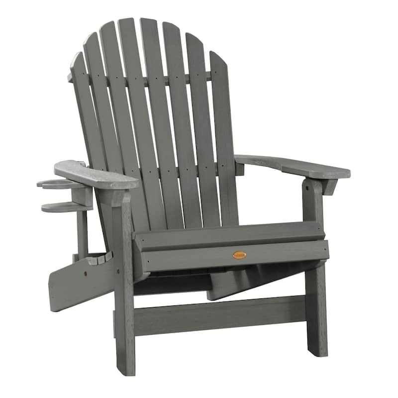 Mandalay Folding/ Reclining Outdoor Chair and Cupholder - Coastal Teak