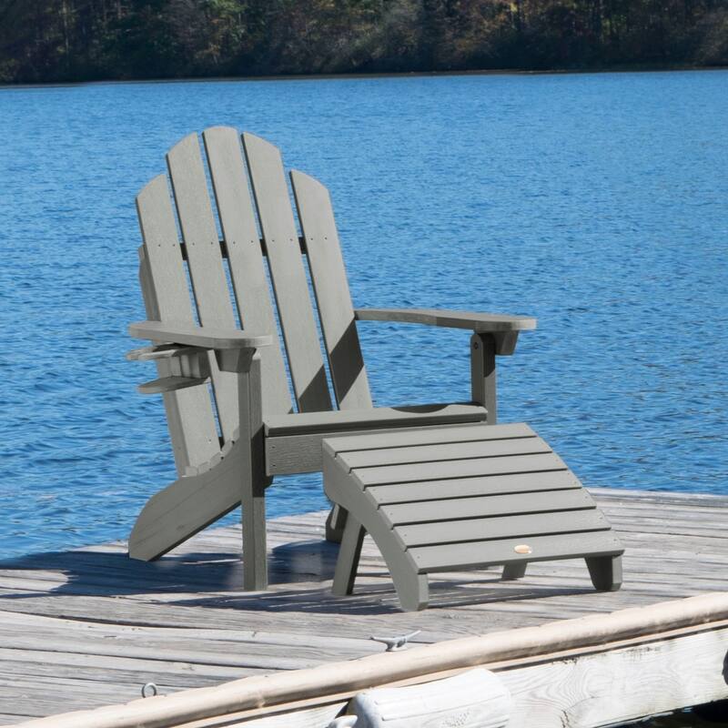 Mandalay Outdoor Chair, Cupholder, and Folding Ottoman