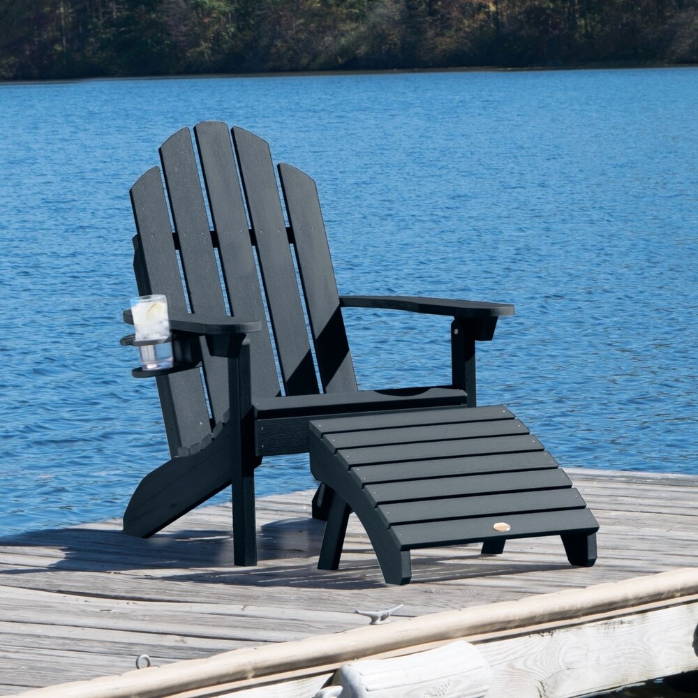 Mandalay Outdoor Chair Cupholder and Folding Ottoman