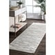 preview thumbnail 2 of 13, Nuloom Handmade Natural Patchwork Cowhide Leather Rug