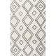 preview thumbnail 3 of 14, Nuloom Handmade Moroccan Diamond Trellis Wool Natural Rug