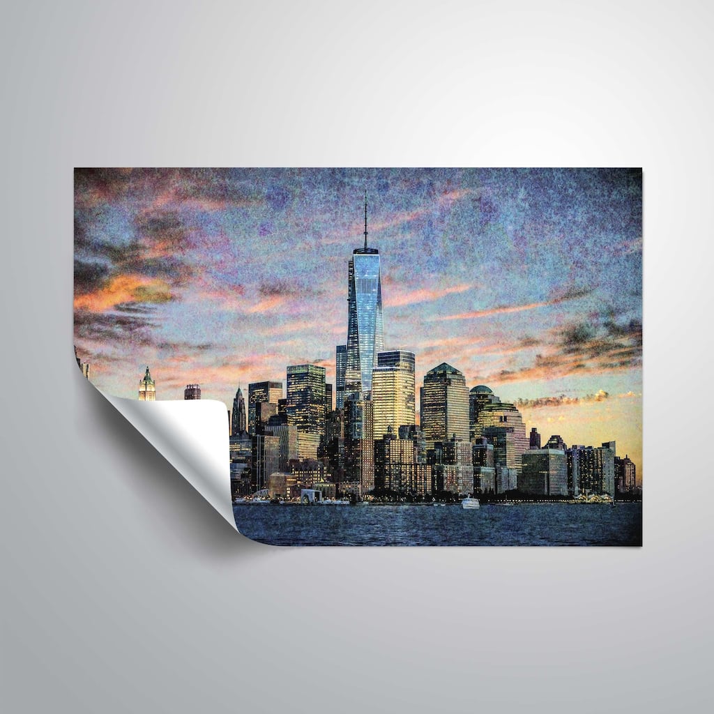 ArtWall's NYC One World Trade Dusk Removable Wall Art Mural