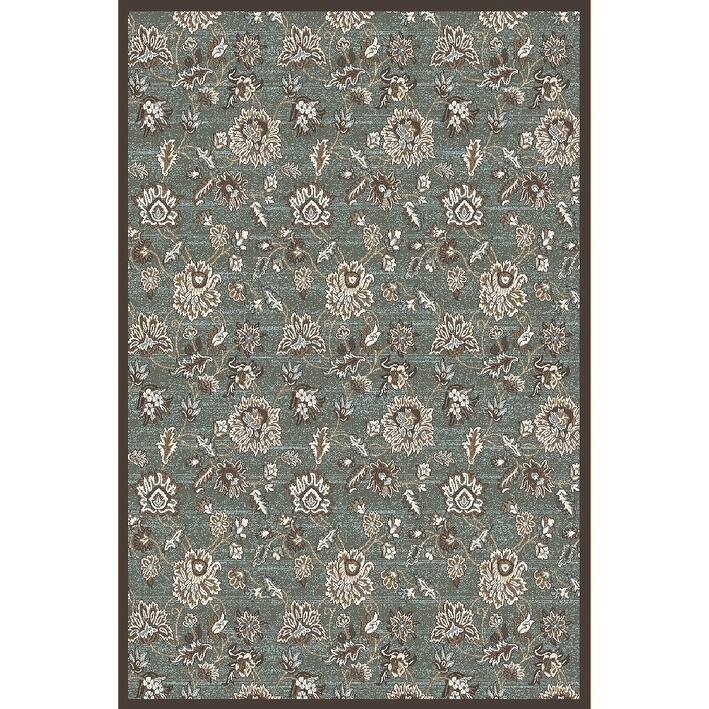 Admire Home Living Plaza Traditional Distressed Floral Pattern Area Rug