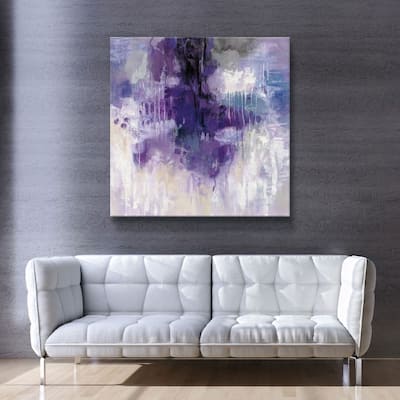 ArtWall's Violet Rain Gallery Wrapped Canvas