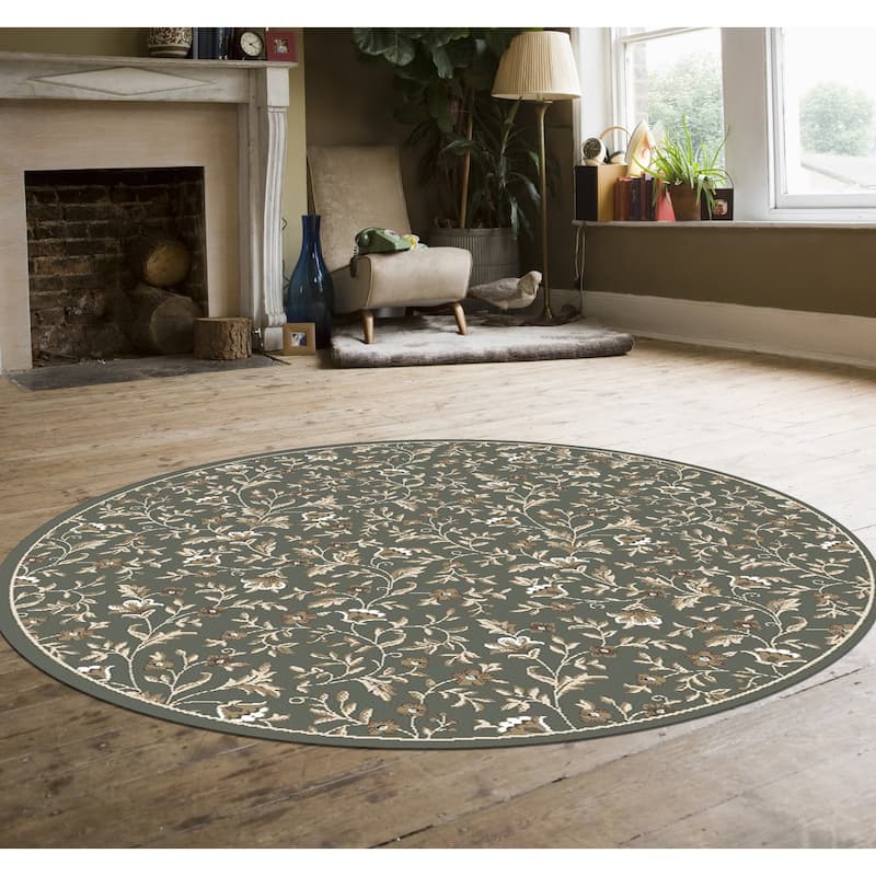 Admire Home Living Plaza Traditional Floral Pattern Area Rug
