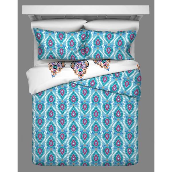 Shop Boho Boutique Gypsy Rose 3 Piece Reversible Comforter Set