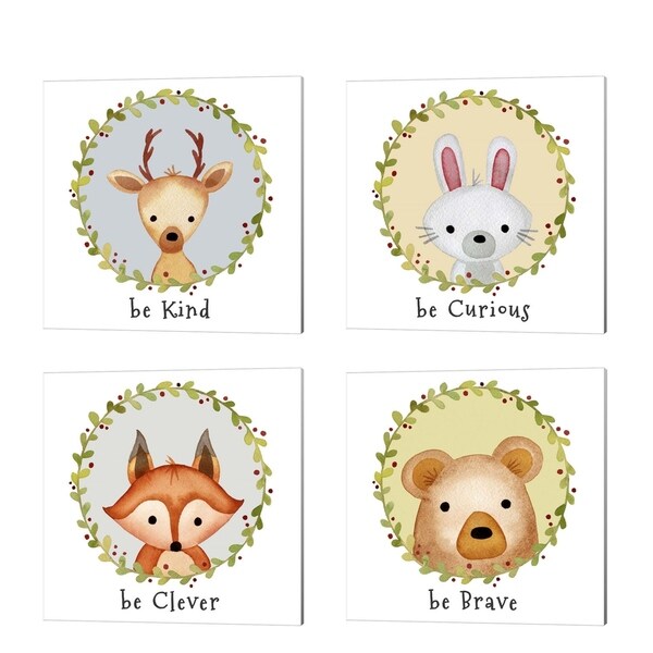 Jennifer Nilsson 'Be' Canvas Art (Set of 4)