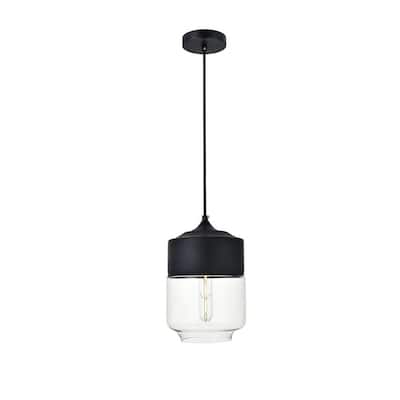 1-Light Pendant with 7 inch Clear Glass