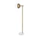 preview thumbnail 2 of 13, 1-Light Floor Lamp with Clear Glass