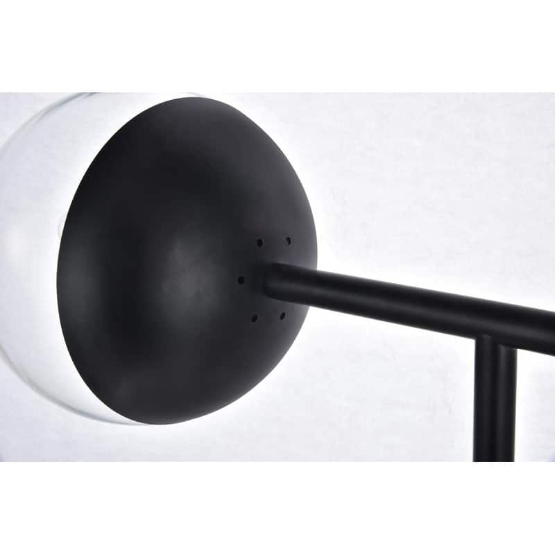 1-Light Floor Lamp with Clear Glass