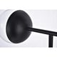 preview thumbnail 9 of 13, 1-Light Floor Lamp with Clear Glass