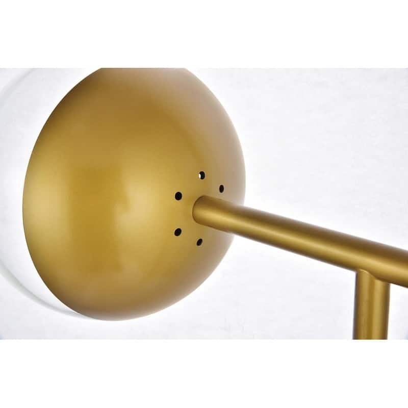 1-Light Floor Lamp with Clear Glass