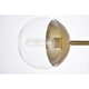 preview thumbnail 3 of 13, 1-Light Floor Lamp with Clear Glass
