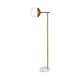 preview thumbnail 1 of 13, 1-Light Floor Lamp with Clear Glass