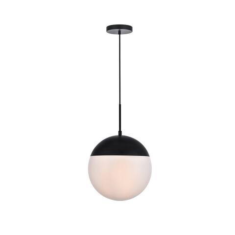 Frosted White Glass 1-light Pendant