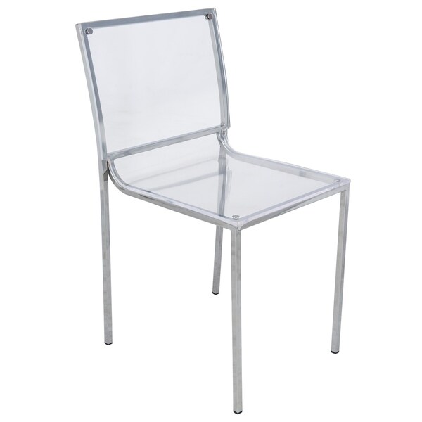 set of 4 acrylic chairs