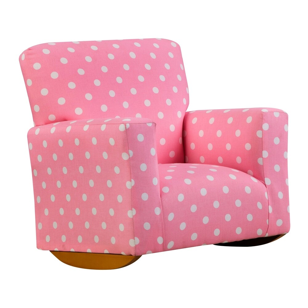 pink toddler rocking chair