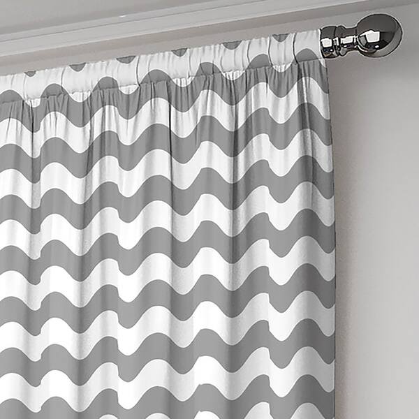 Shop Eclipse Wavy Chevron Room Darkening Curtain Panel On Sale