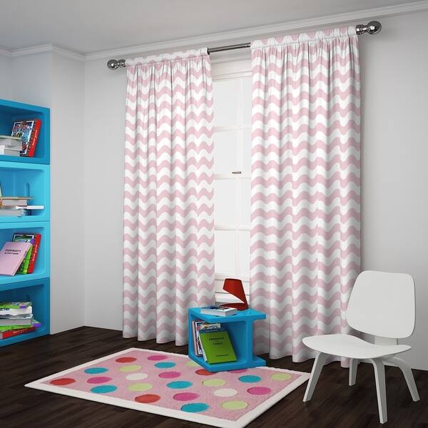 Shop Eclipse Wavy Chevron Room Darkening Curtain Panel On Sale