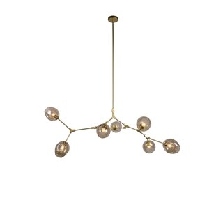 Grand 3 Light Globe 47" Sputnik Chandelier (Gold) - Chandeliers For Bedrooms by Overstock.com