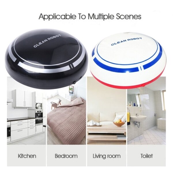 Automatic Rechargeable Smart Sweeping Robot Vacuum Cleaner