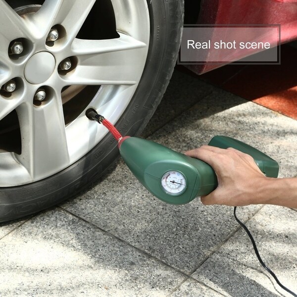 portable auto tire compressor