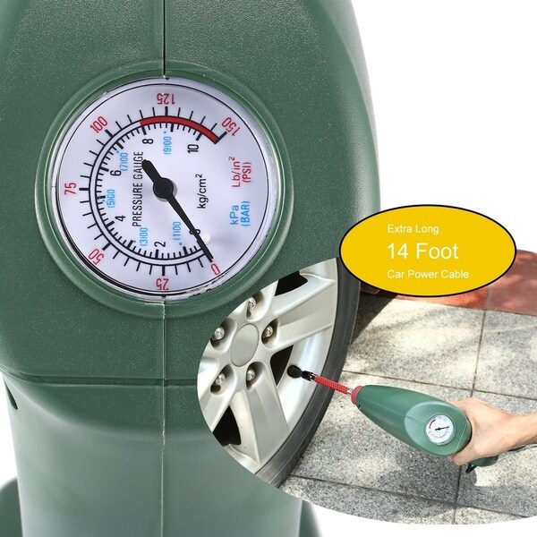 portable tire air pressure pump