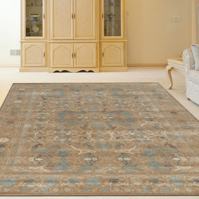 Admire Home Living Corina Traditional Oriental Distressed Vintage Pattern Area Rug