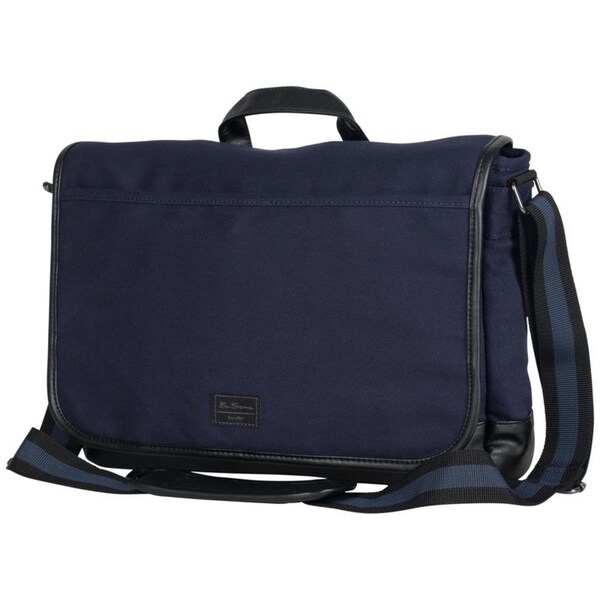 ben sherman canvas messenger bag