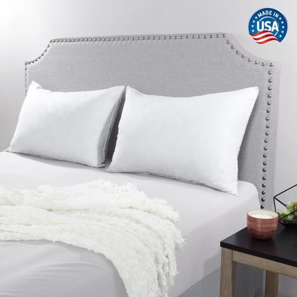 Shop Feather Down Pillows 20x28 Inches Hypoallergenic Standard