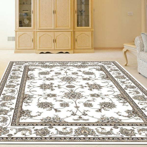 Plaza Oriental Area Rug - 5'3" x 7'3". Opens flyout.
