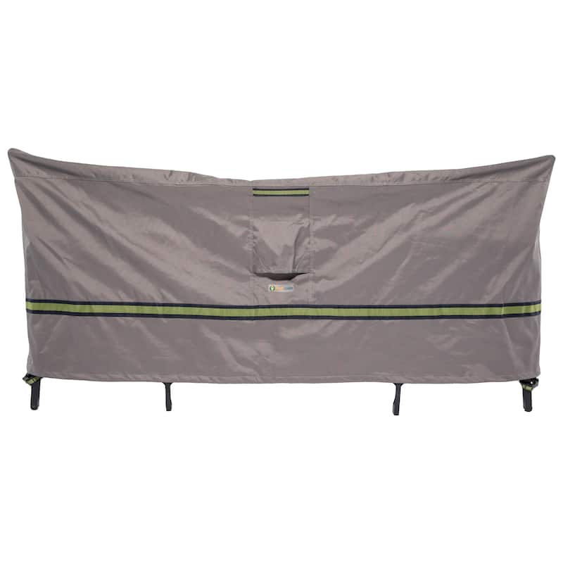 Duck Covers Soteria RainProof Square Patio Table with Chairs Cover