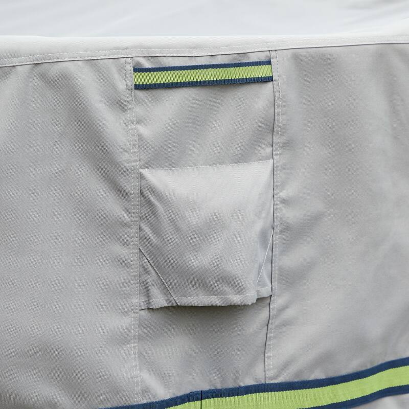 Duck Covers Soteria RainProof Square Patio Table with Chairs Cover