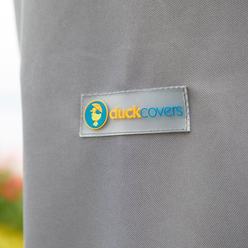 Duck Covers Soteria RainProof Round Patio Table with Chairs Cover