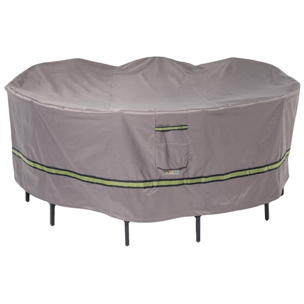 Duck Covers Soteria Rainproof Round Patio Table With Chairs Duck Covers Soteria Rainproof Round Patio Table With Chairs Cover