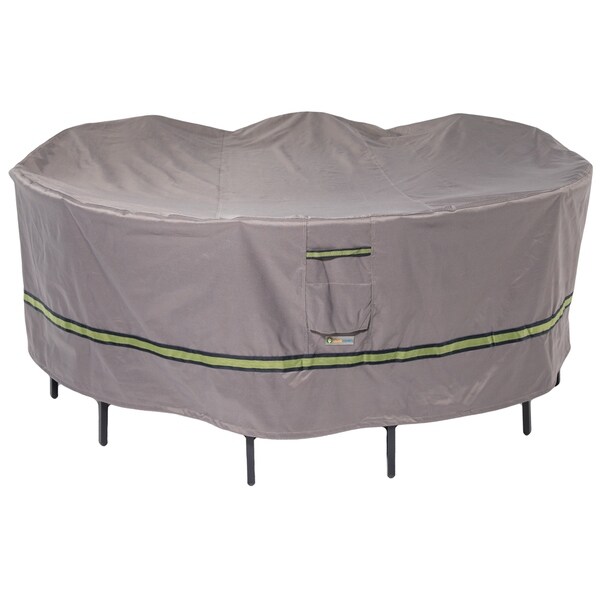 Duck Covers Soteria Rainproof Round Patio Table With Chairs Duck Covers Soteria Rainproof Round Patio Table With Chairs Cover
