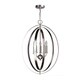 preview thumbnail 4 of 4, Woodbridge Lighting Camellia 5-light Pendant Chandelier Nickel