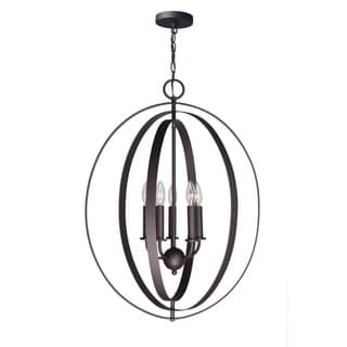Woodbridge Lighting 17615 Camellia 5-light Pendant Chandelier (Bronze) - Chandeliers For Bedrooms by Overstock.com