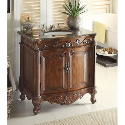 32" Benton Collection Fiesta Antique Style Bathroom Vanity