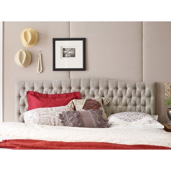 Shop Elle Decor Celeste Tufted Headboard Free Shipping Today