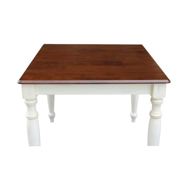 Solid Wood Top Dining Table With Turned Legs Solid Wood Top Dining Table With Turned Legs
