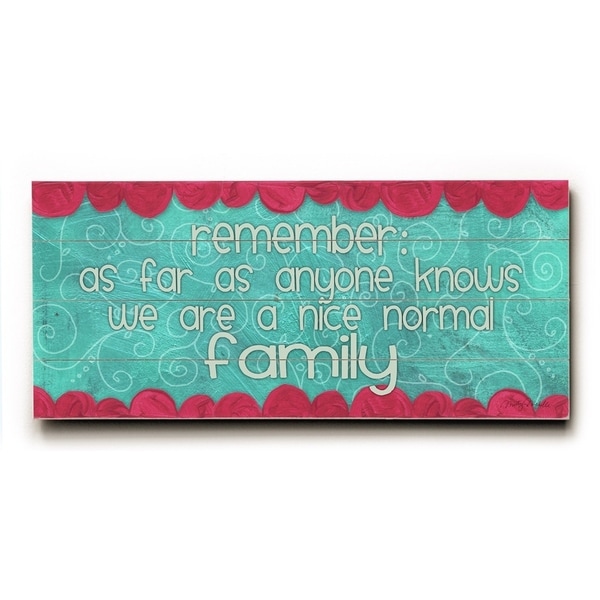 Remember Family - Planked Wood Wall Decor by Misty Diller